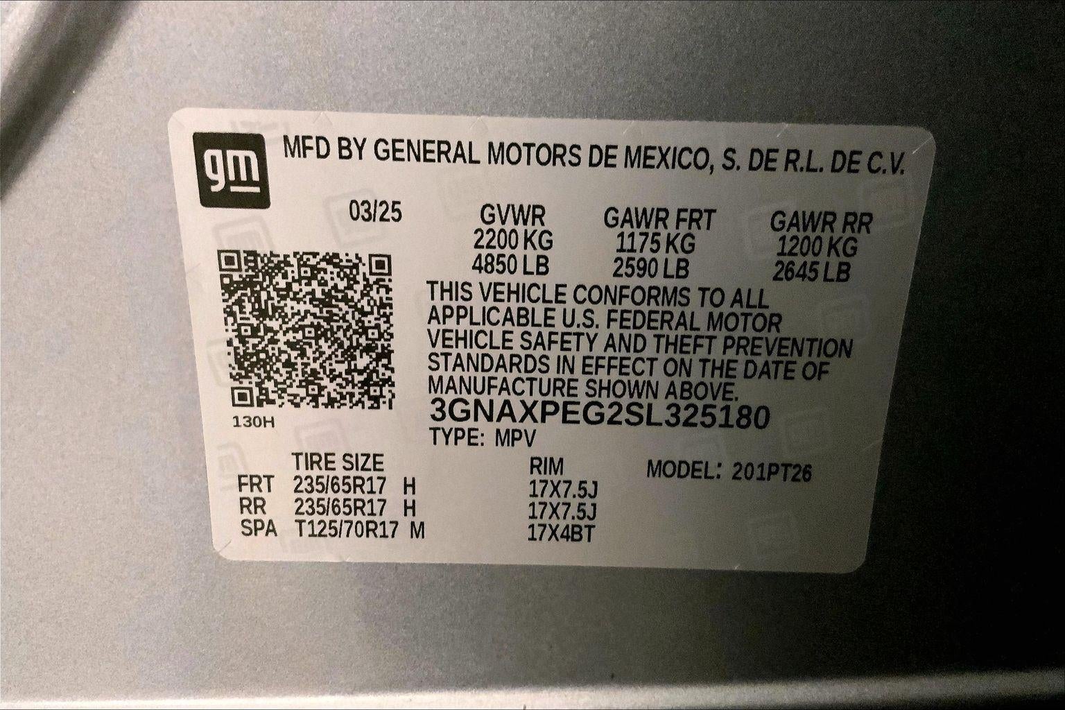 2025 Chevrolet Equinox LT