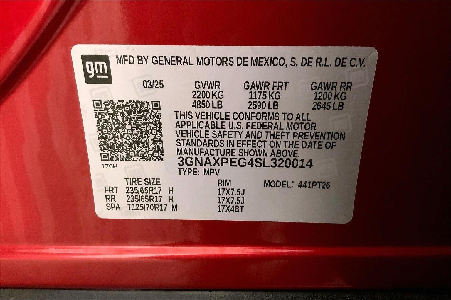 2025 Chevrolet Equinox LT