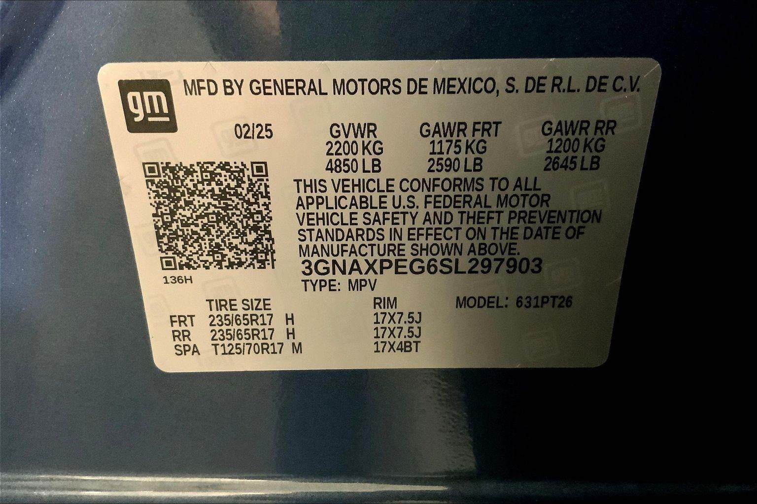 2025 Chevrolet Equinox LT