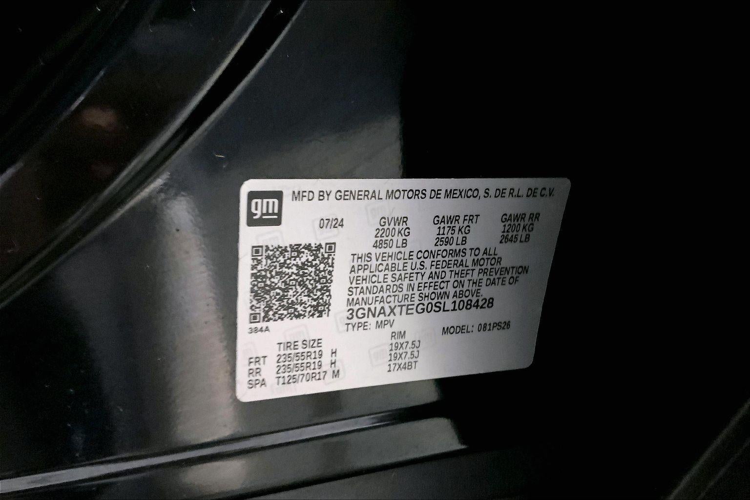 2025 Chevrolet Equinox RS