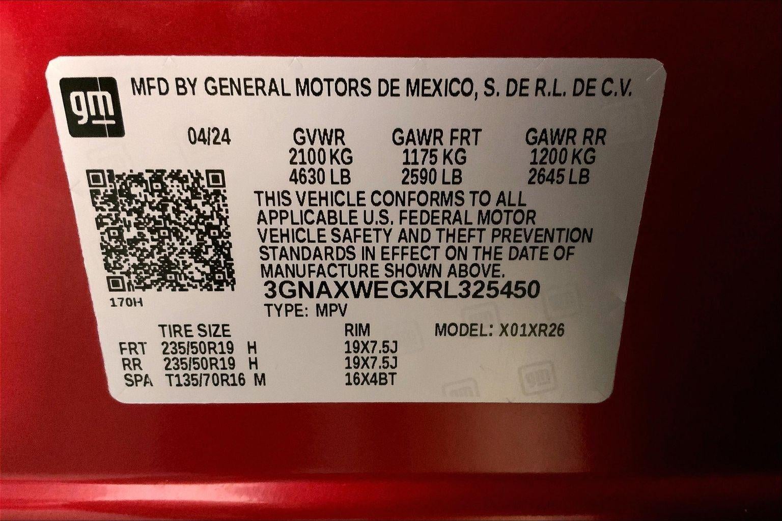 2024 Chevrolet Equinox RS