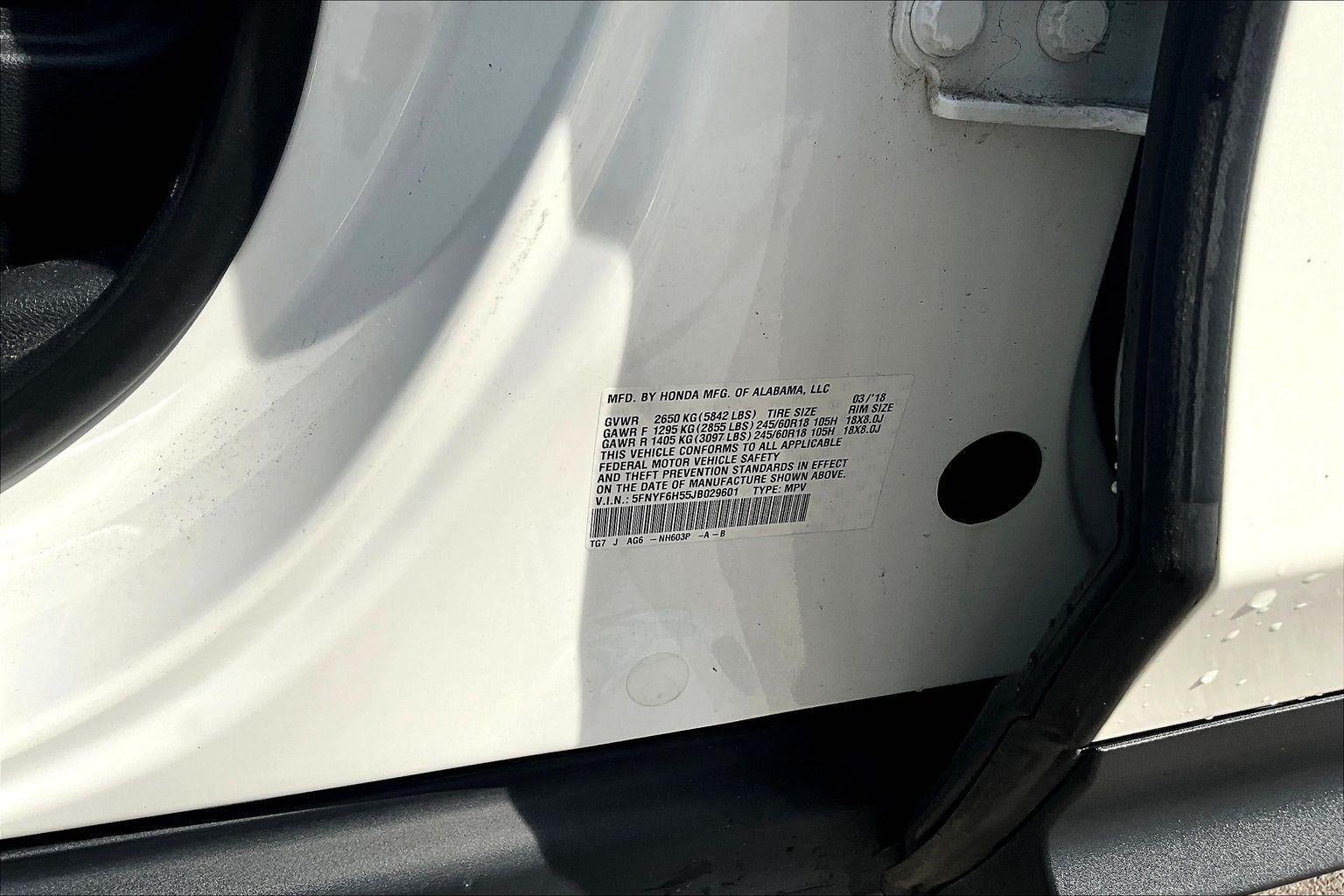 2018 Honda Pilot EX-L