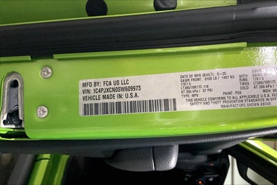 2025 Jeep Wrangler WRANGLER 2-DOOR RUBICON