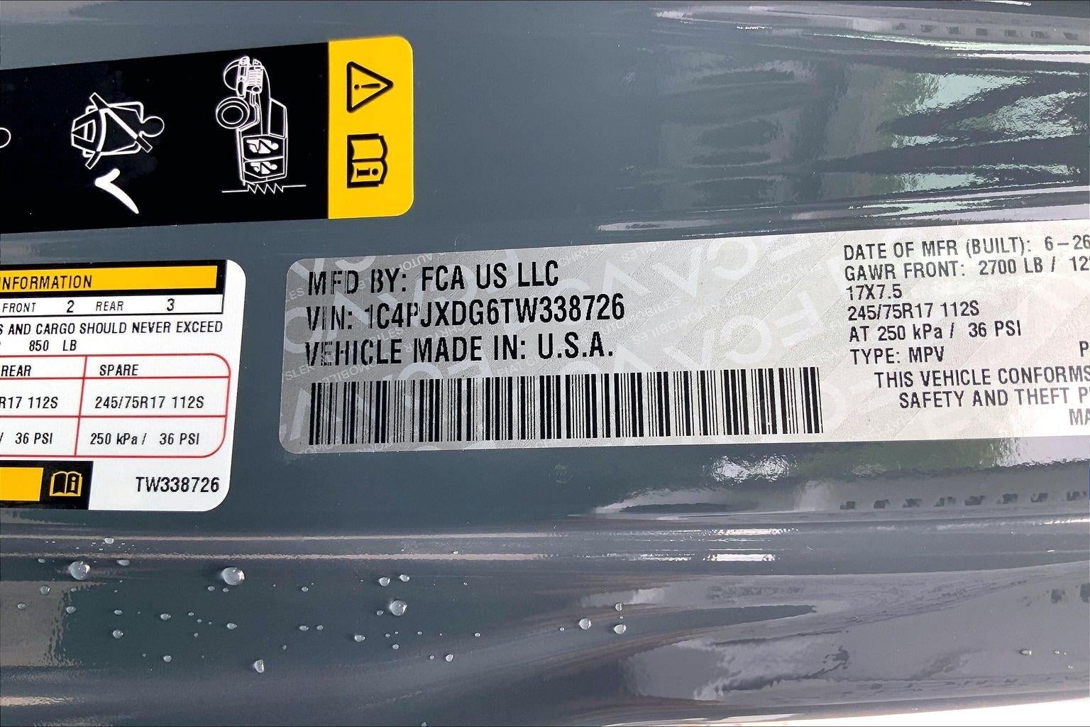2026 Jeep Wrangler WRANGLER 4-DOOR SPORT S