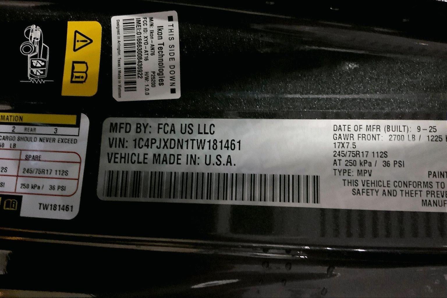 2026 Jeep Wrangler WRANGLER 4-DOOR SPORT S