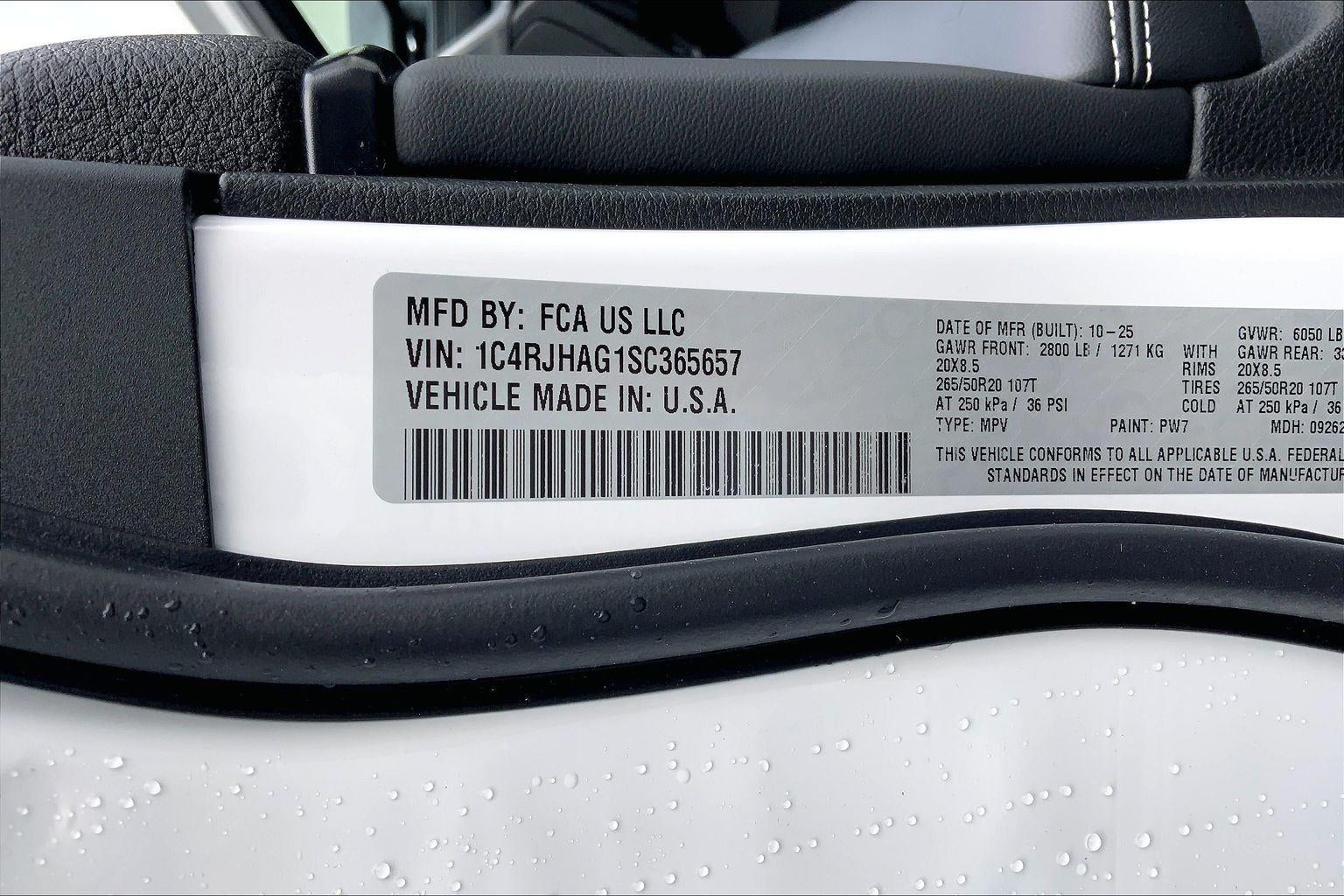 2025 Jeep Grand Cherokee GRAND CHEROKEE ALTITUDE X 4X4