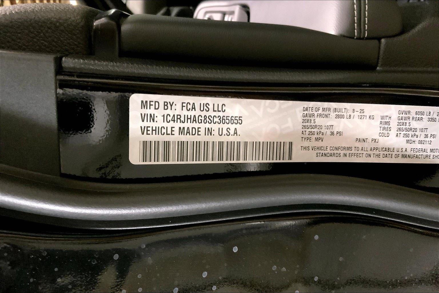 2025 Jeep Grand Cherokee GRAND CHEROKEE ALTITUDE 4X4