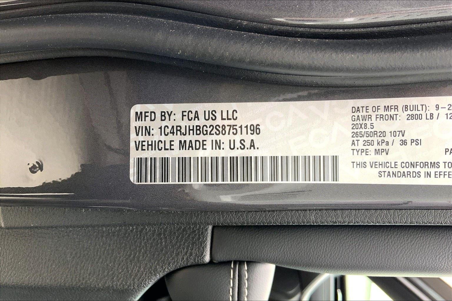 2025 Jeep Grand Cherokee GRAND CHEROKEE LIMITED 4X4