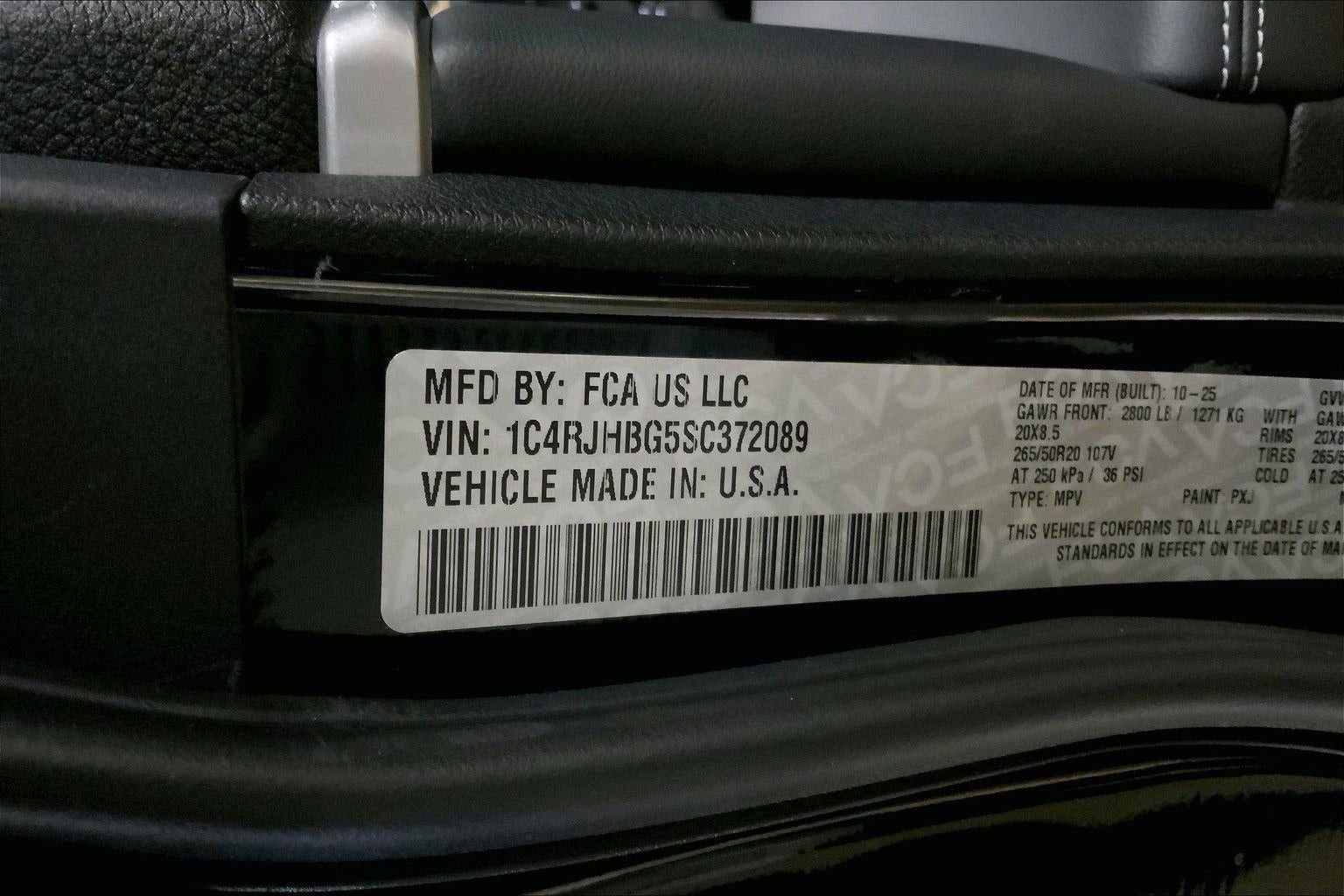 2025 Jeep Grand Cherokee GRAND CHEROKEE LIMITED 4X4