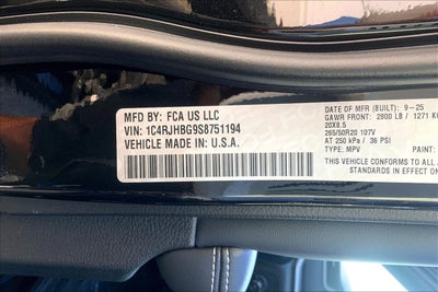 2025 Jeep Grand Cherokee GRAND CHEROKEE LIMITED 4X4