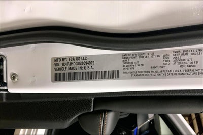 2025 Jeep Grand Cherokee GRAND CHEROKEE OVERLAND 4X4