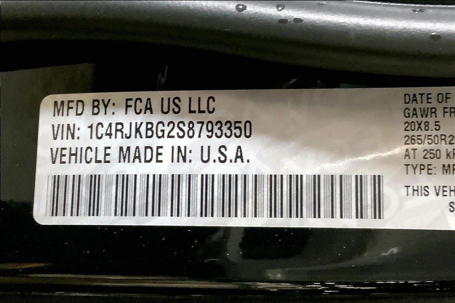 2025 Jeep Grand Cherokee GRAND CHEROKEE L LIMITED 4X4