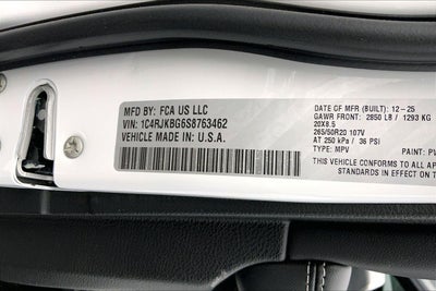 2025 Jeep Grand Cherokee GRAND CHEROKEE L LIMITED 4X4