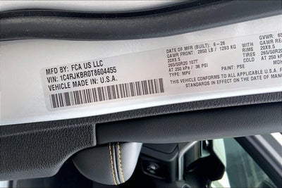 2026 Jeep Grand Cherokee GRAND CHEROKEE L 85TH ANNIVERSARY EDITION 4X4
