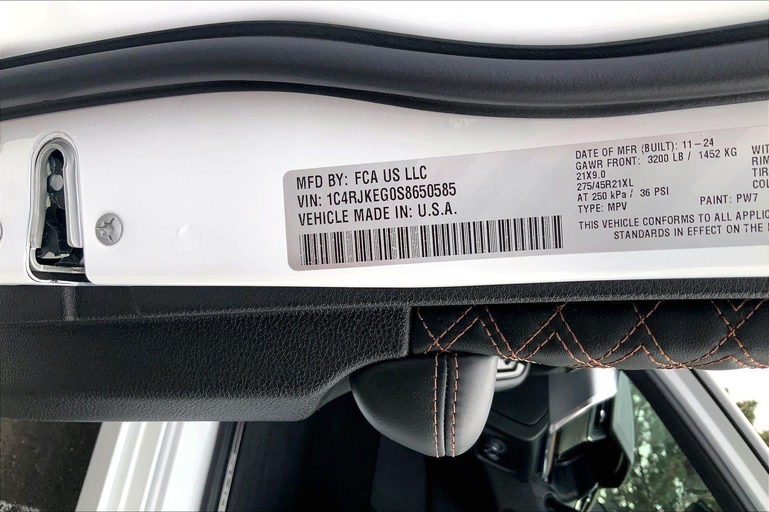 2025 Jeep Grand Cherokee L Summit 4x4