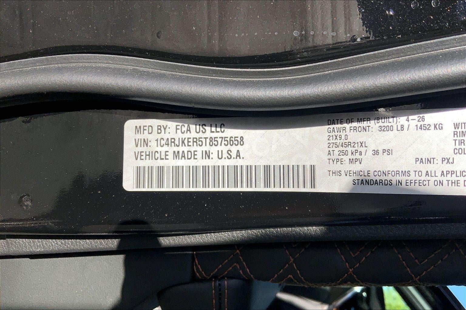 2026 Jeep Grand Cherokee GRAND CHEROKEE L SUMMIT 4X4