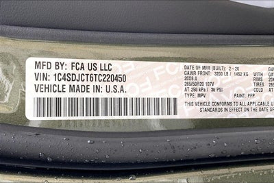 2026 Dodge Durango DURANGO GT PLUS AWD HEMI V8