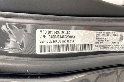 2026 Dodge Durango DURANGO GT PLUS AWD HEMI V8