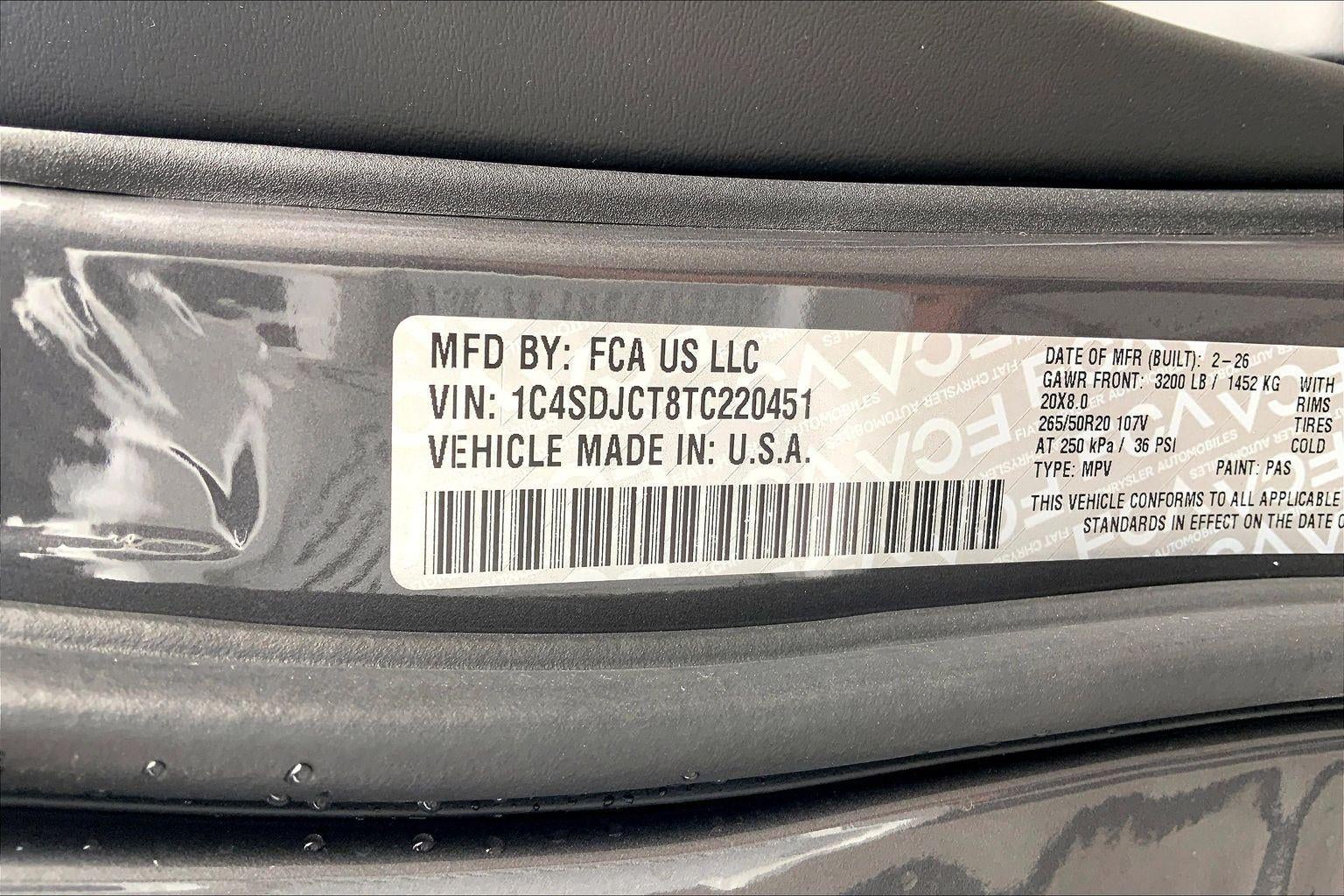 2026 Dodge Durango DURANGO GT PLUS AWD HEMI V8