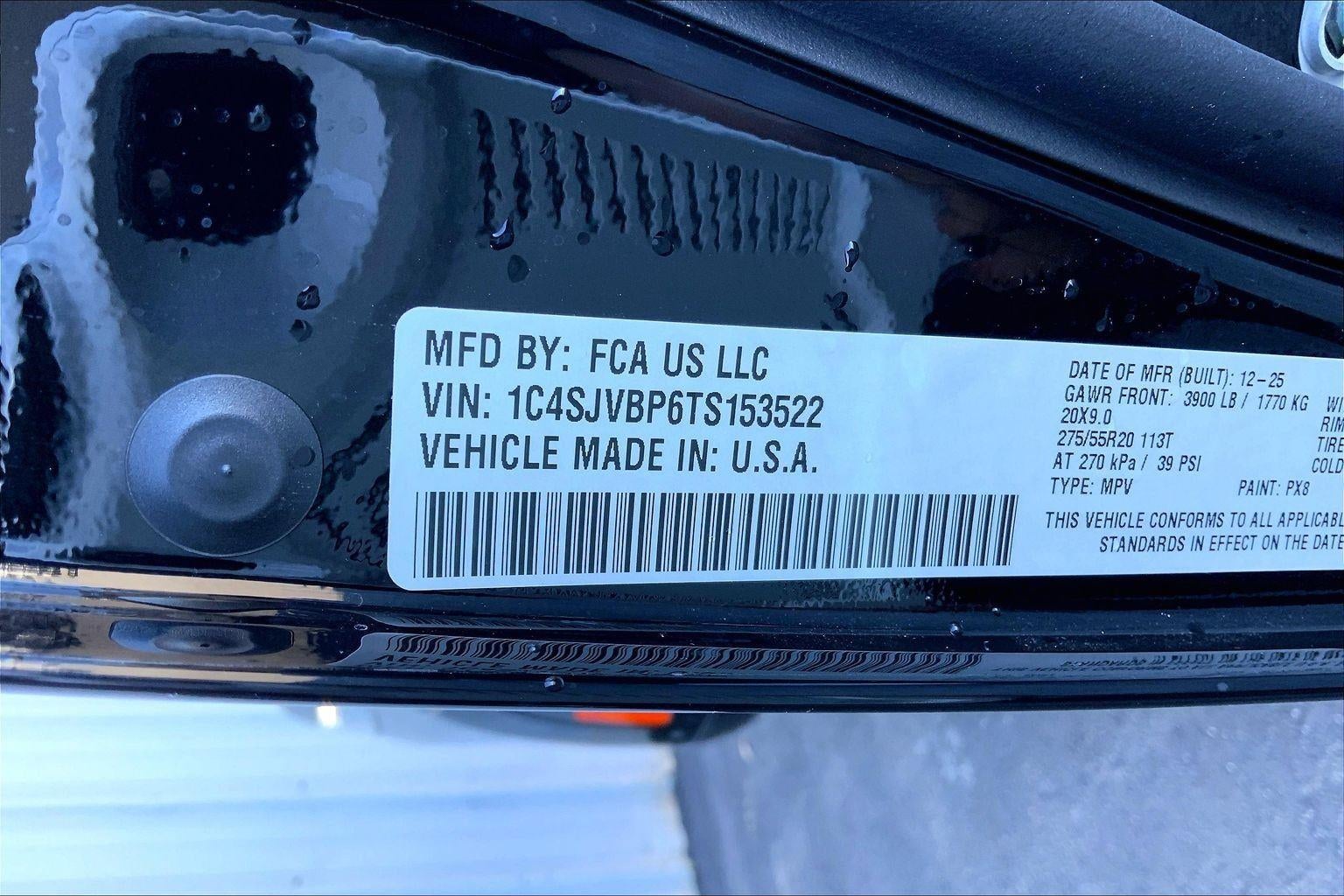 2026 Jeep Grand Wagoneer GRAND WAGONEER LIMITED ALTITUDE 4X4