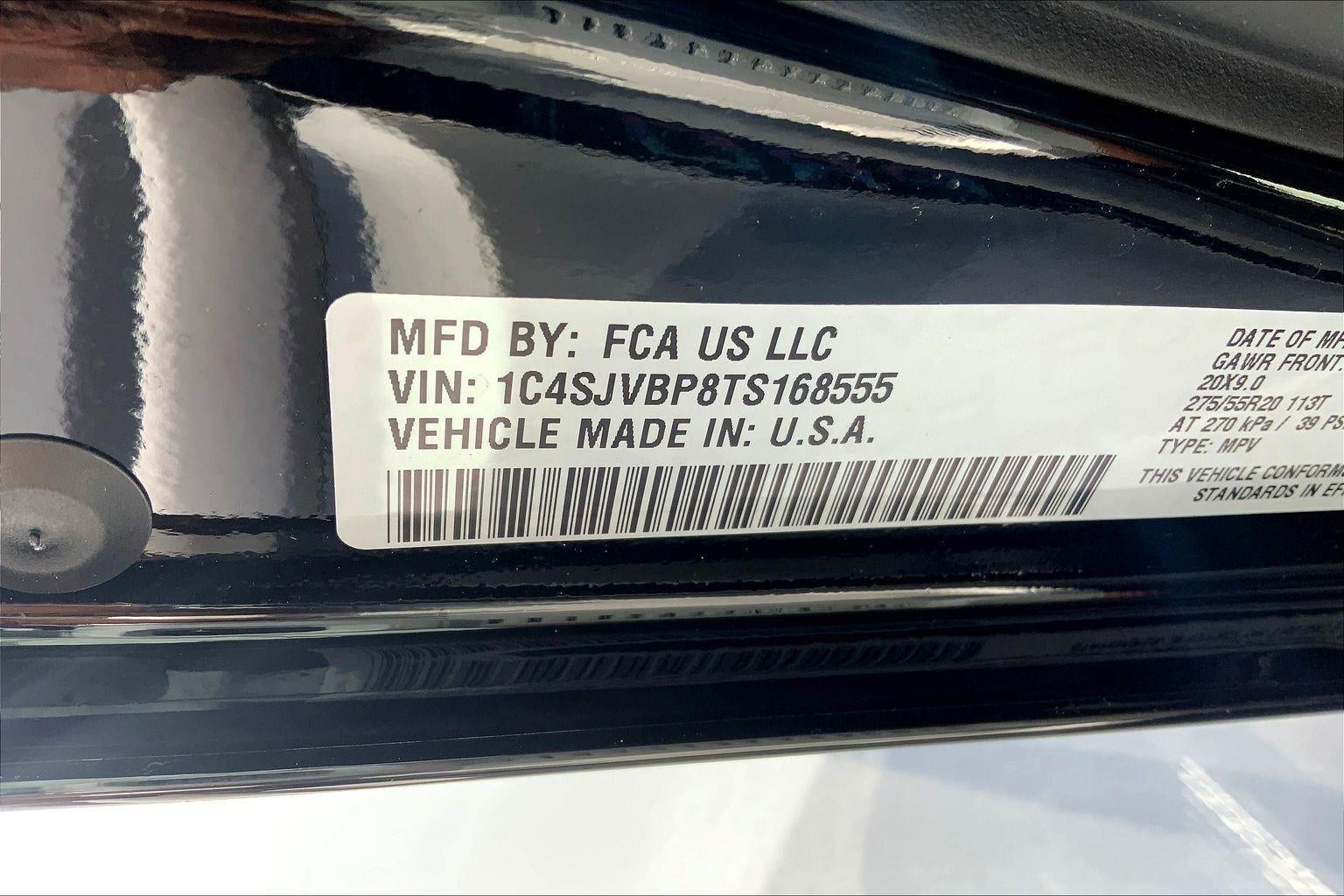 2026 Jeep Grand Wagoneer GRAND WAGONEER LIMITED ALTITUDE 4X4