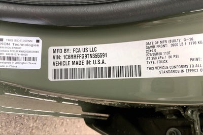 2026 RAM Ram 1500 RAM 1500 BIG HORN CREW CAB 4X4 5'7' BOX