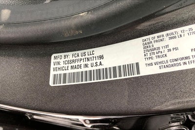 2026 RAM Ram 1500 RAM 1500 BIG HORN CREW CAB 4X4 5'7' BOX