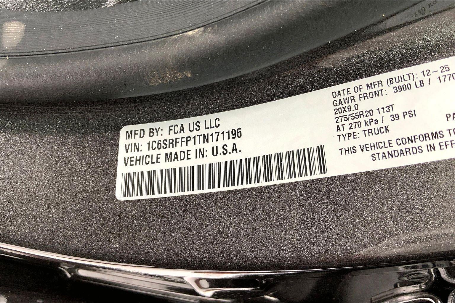 2026 RAM Ram 1500 RAM 1500 BIG HORN CREW CAB 4X4 5'7' BOX