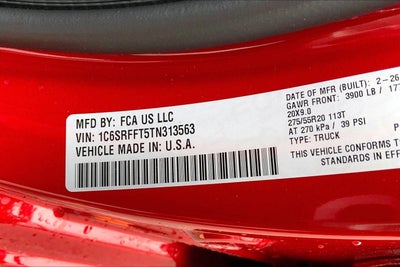 2026 RAM Ram 1500 RAM 1500 BIG HORN CREW CAB 4X4 5'7' BOX