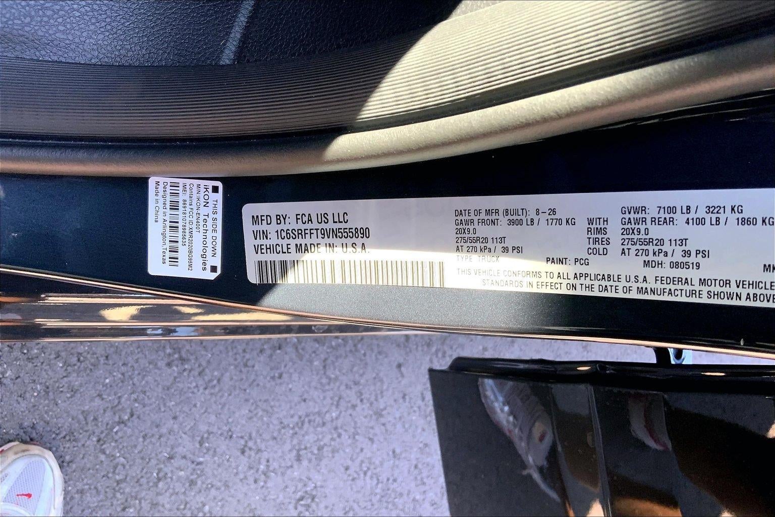 2027 RAM 1500 RAM 1500 BIG HORN CREW CAB 4X4 5'7' BOX