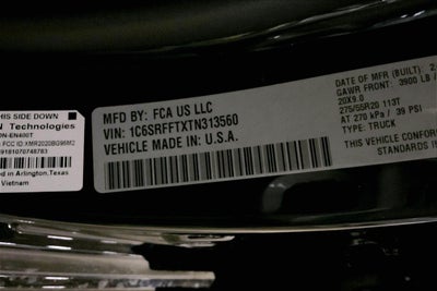 2026 RAM Ram 1500 RAM 1500 BIG HORN CREW CAB 4X4 5'7' BOX