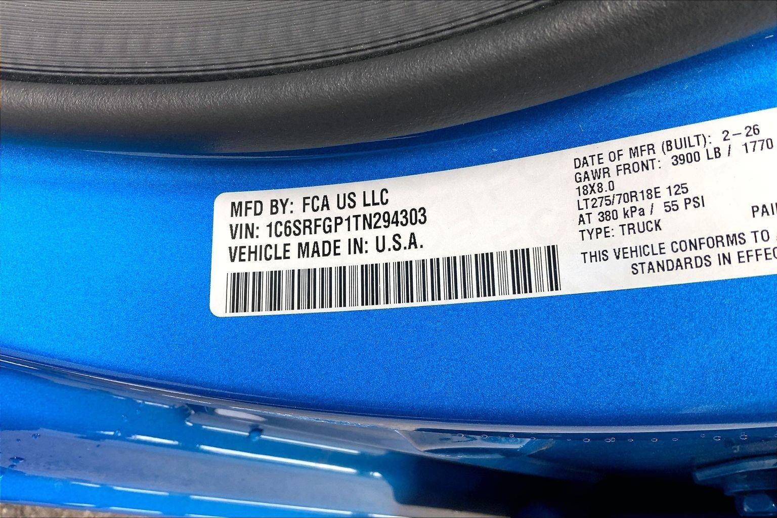 2026 RAM Ram 1500 RAM 1500 WARLOCK CREW CAB 4X4 5'7' BOX