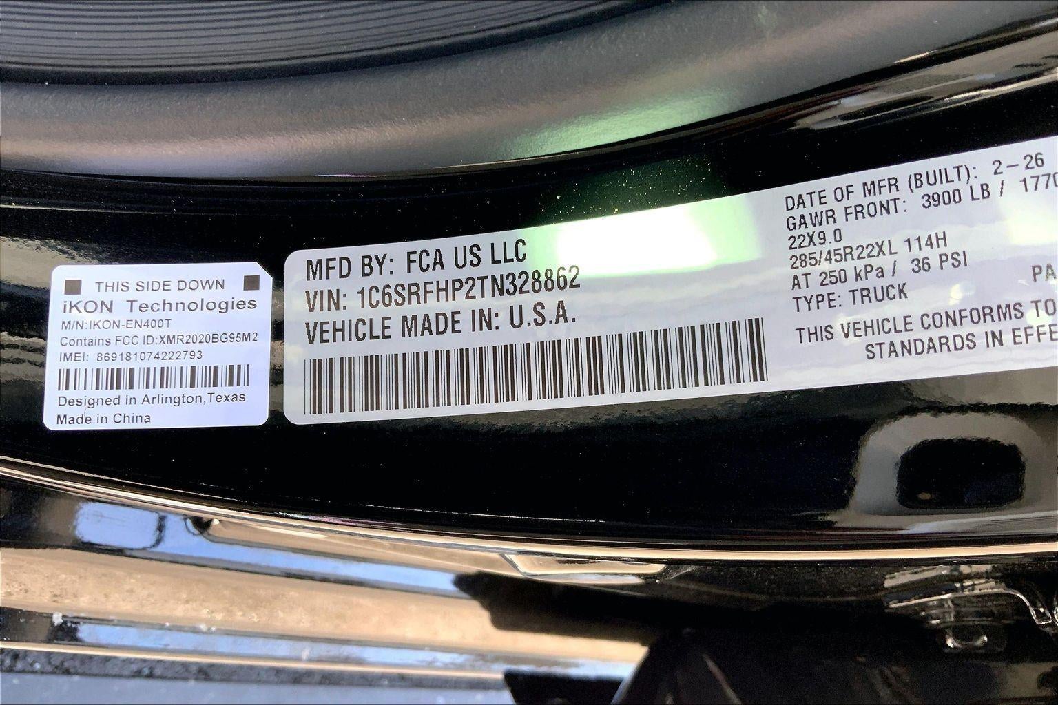 2026 RAM Ram 1500 RAM 1500 LIMITED CREW CAB 4X4 5'7' BOX