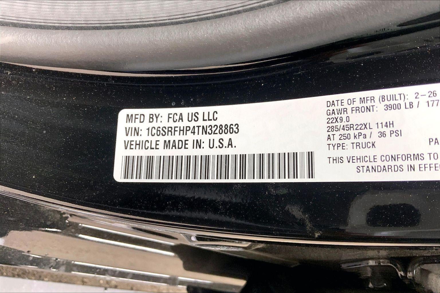 2026 RAM Ram 1500 RAM 1500 LIMITED CREW CAB 4X4 5'7' BOX