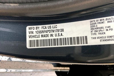 2026 RAM Ram 1500 RAM 1500 TUNGSTEN CREW CAB 4X4