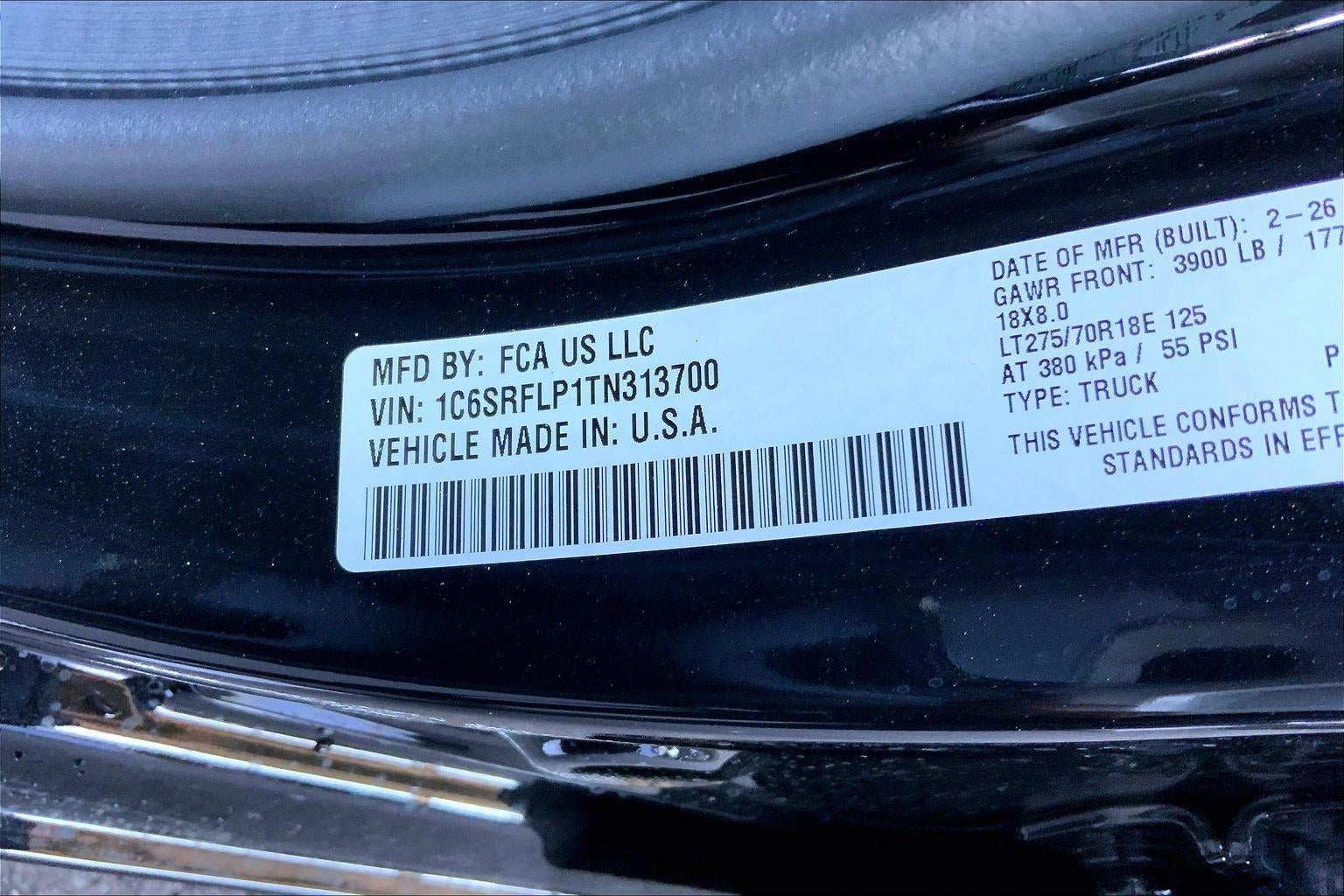 2026 RAM Ram 1500 RAM 1500 REBEL CREW CAB 4X4 5'7' BOX