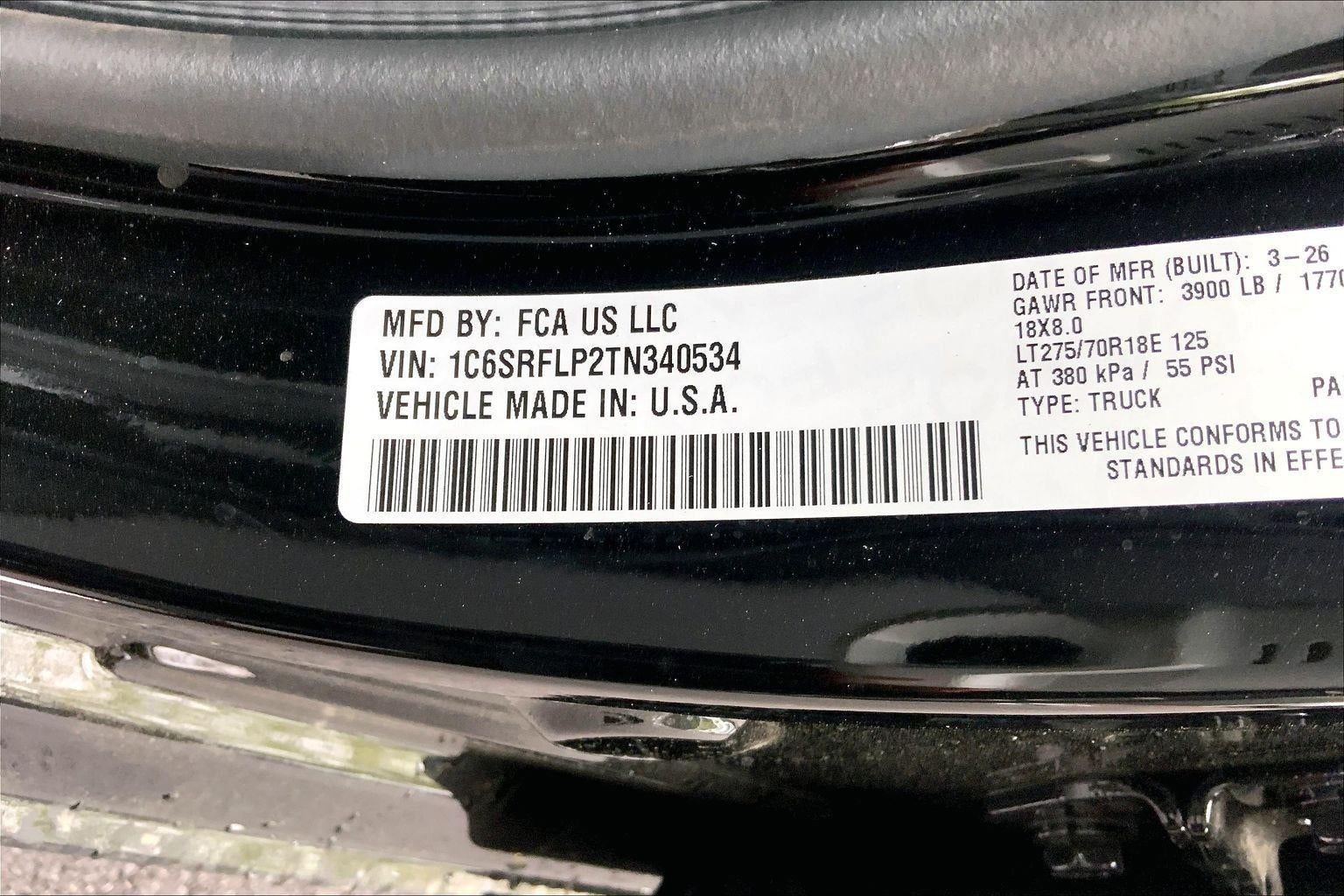 2026 RAM Ram 1500 RAM 1500 REBEL CREW CAB 4X4 5'7' BOX