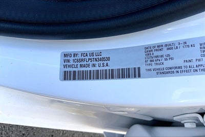 2026 RAM Ram 1500 RAM 1500 REBEL CREW CAB 4X4 5'7' BOX