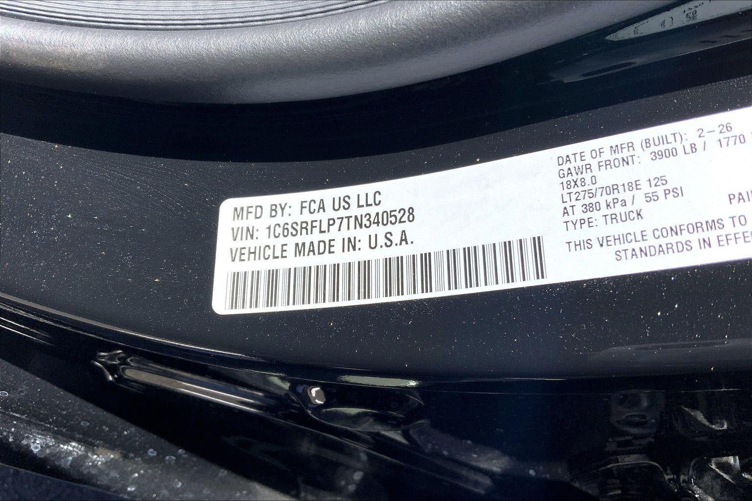 2026 RAM Ram 1500 RAM 1500 REBEL CREW CAB 4X4 5'7' BOX