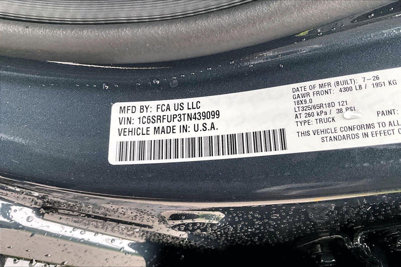 2026 RAM 1500 RAM 1500 RHO CREW CAB 4X4 5'7' BOX