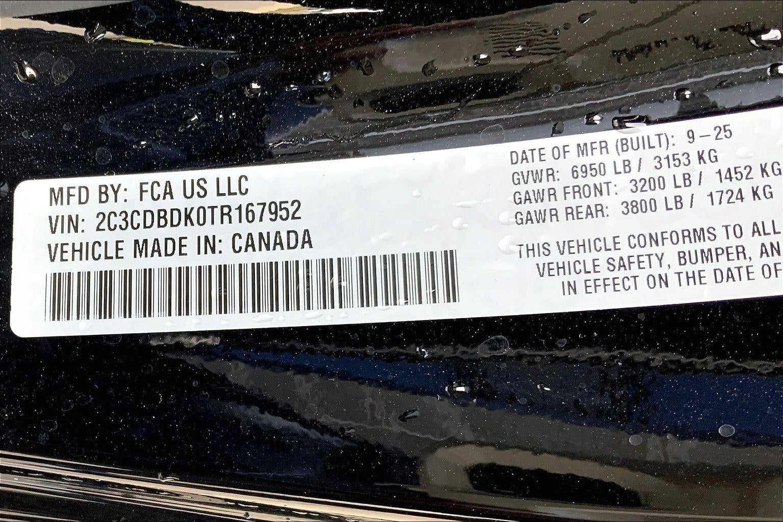 2026 Dodge Charger CHARGER DAYTONA SCAT PACK 2-DOOR AWD