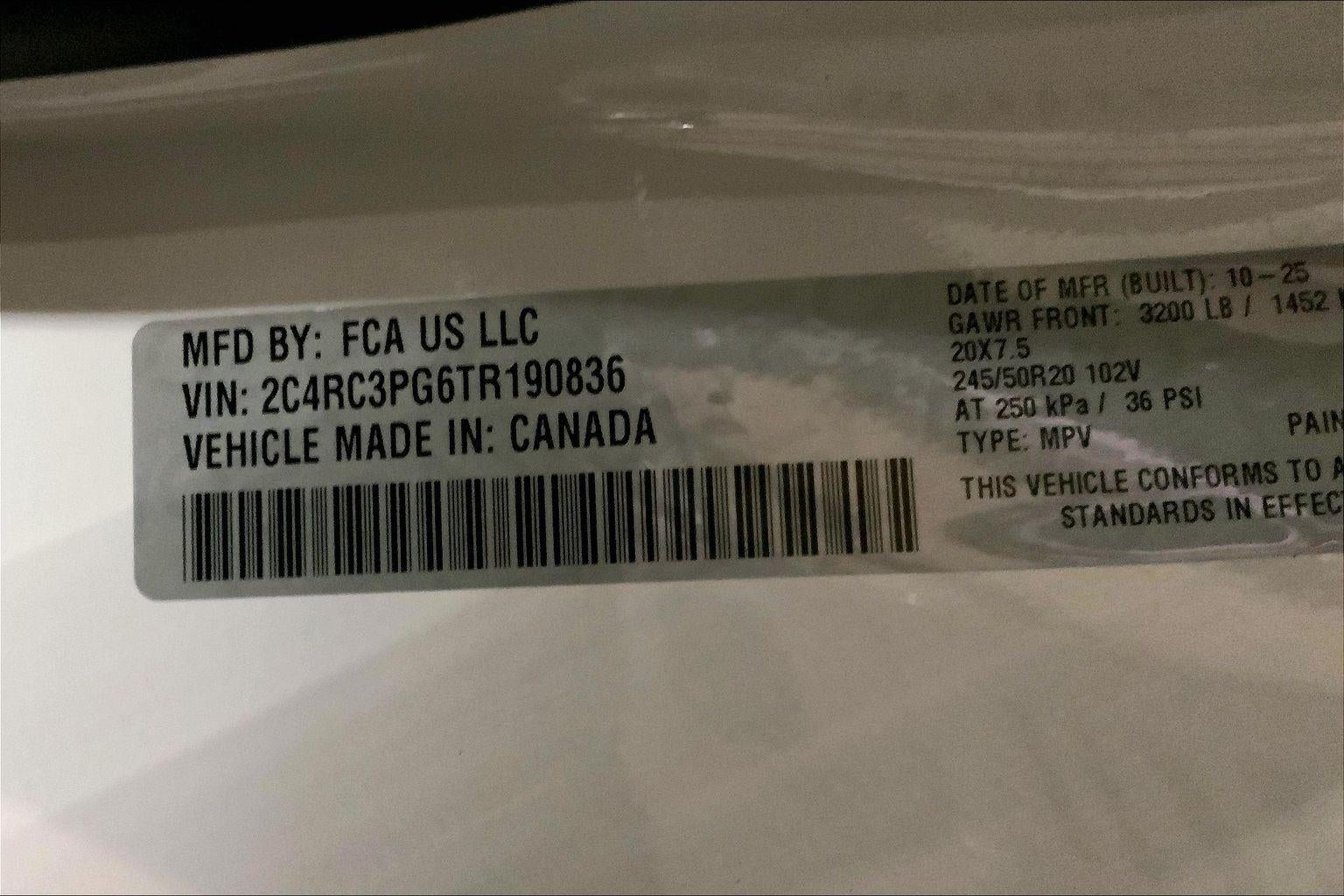 2026 Chrysler Pacifica PACIFICA PINNACLE AWD