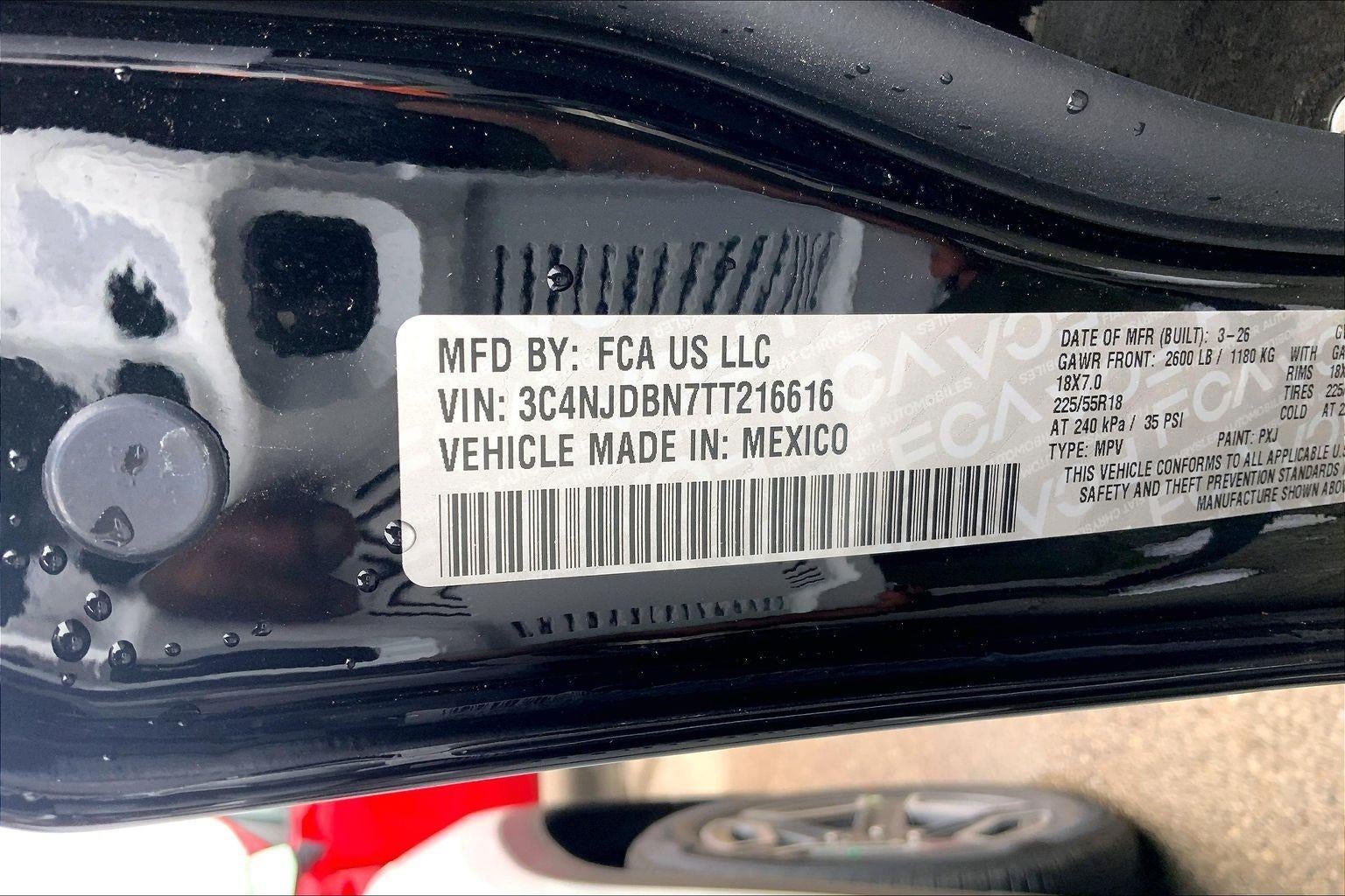 2026 Jeep Compass COMPASS LATITUDE ALTITUDE 4X4