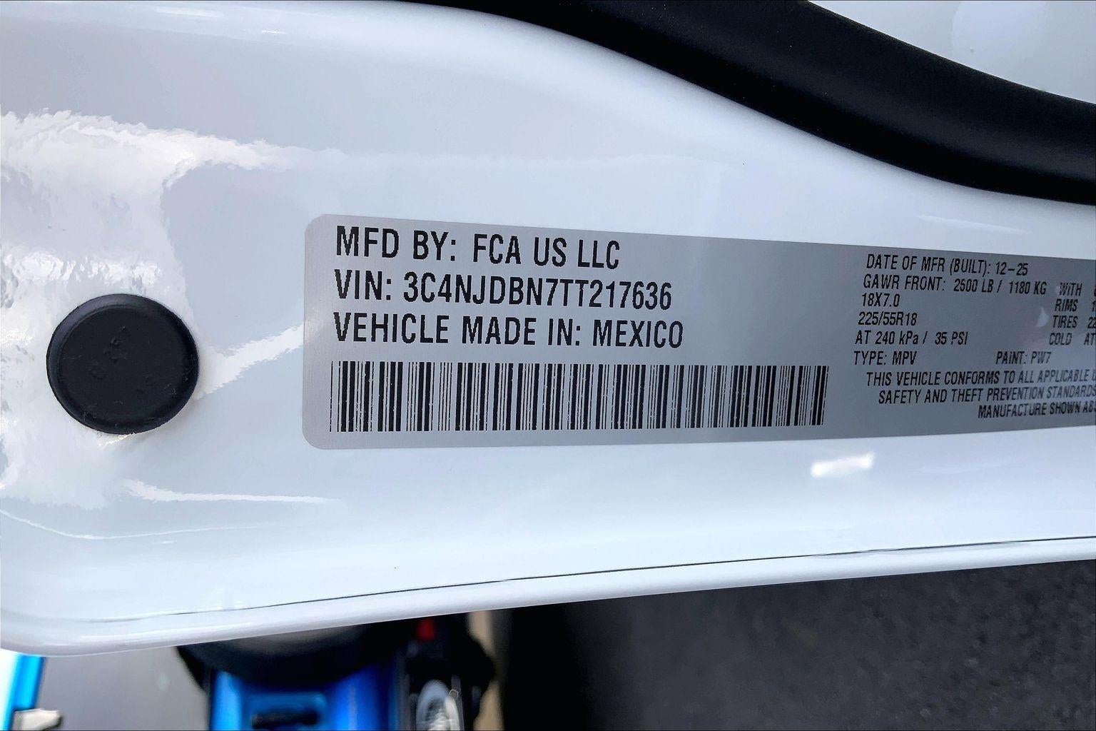 2026 Jeep Compass COMPASS LATITUDE ALTITUDE 4X4