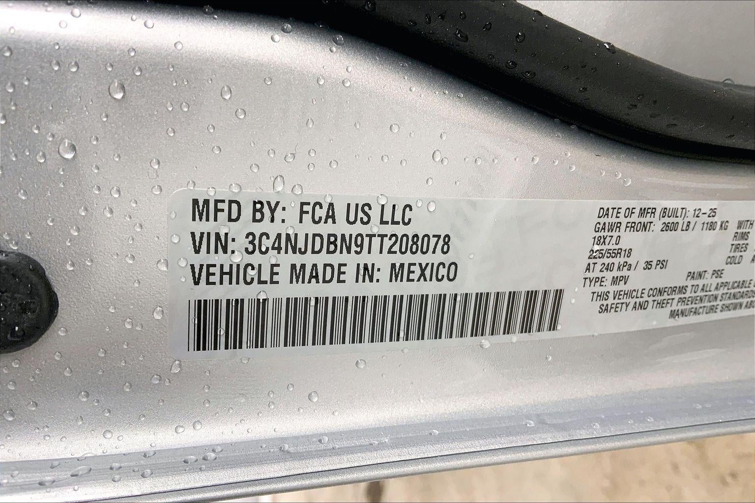 2026 Jeep Compass COMPASS LATITUDE ALTITUDE 4X4