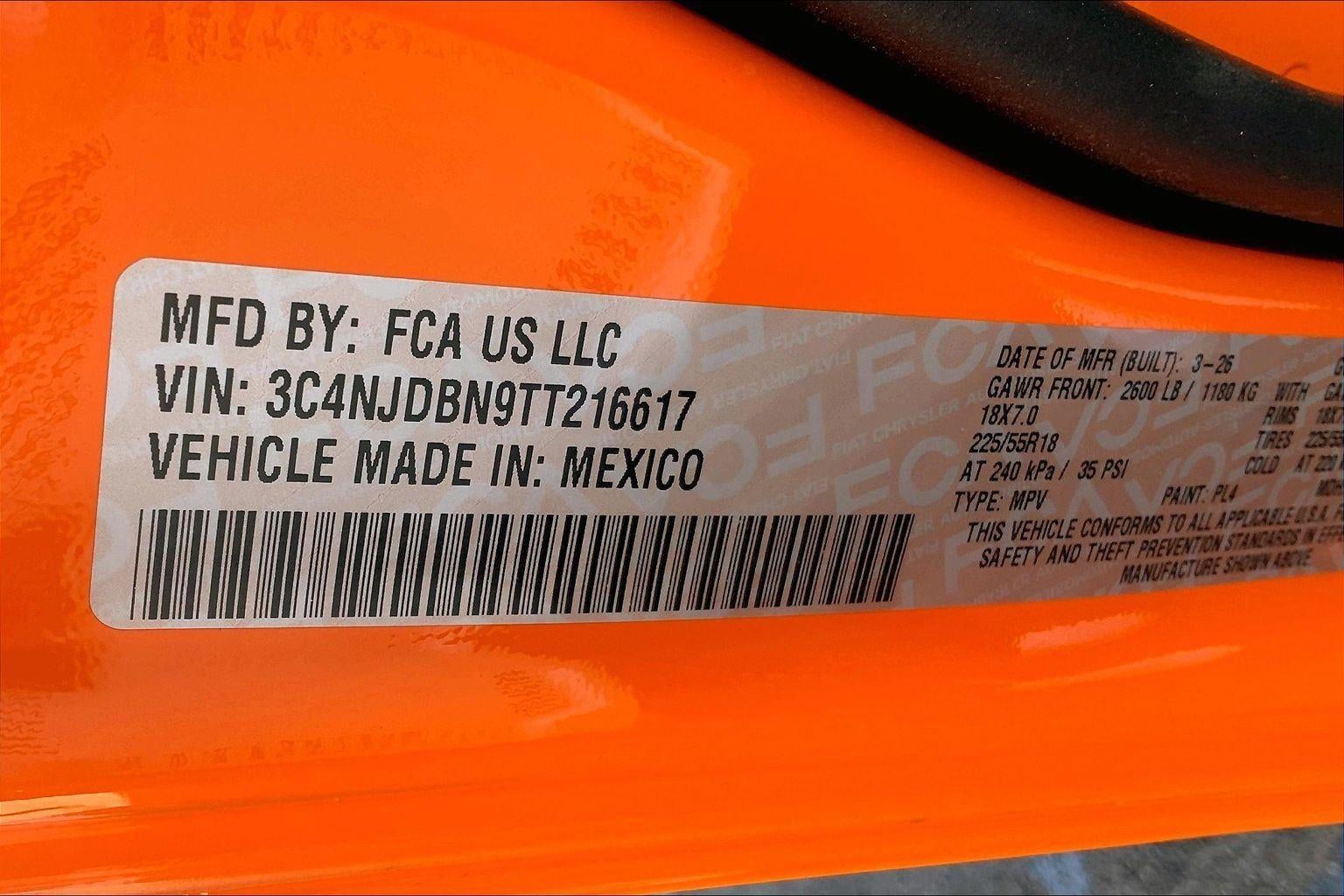 2026 Jeep Compass COMPASS LATITUDE ALTITUDE 4X4