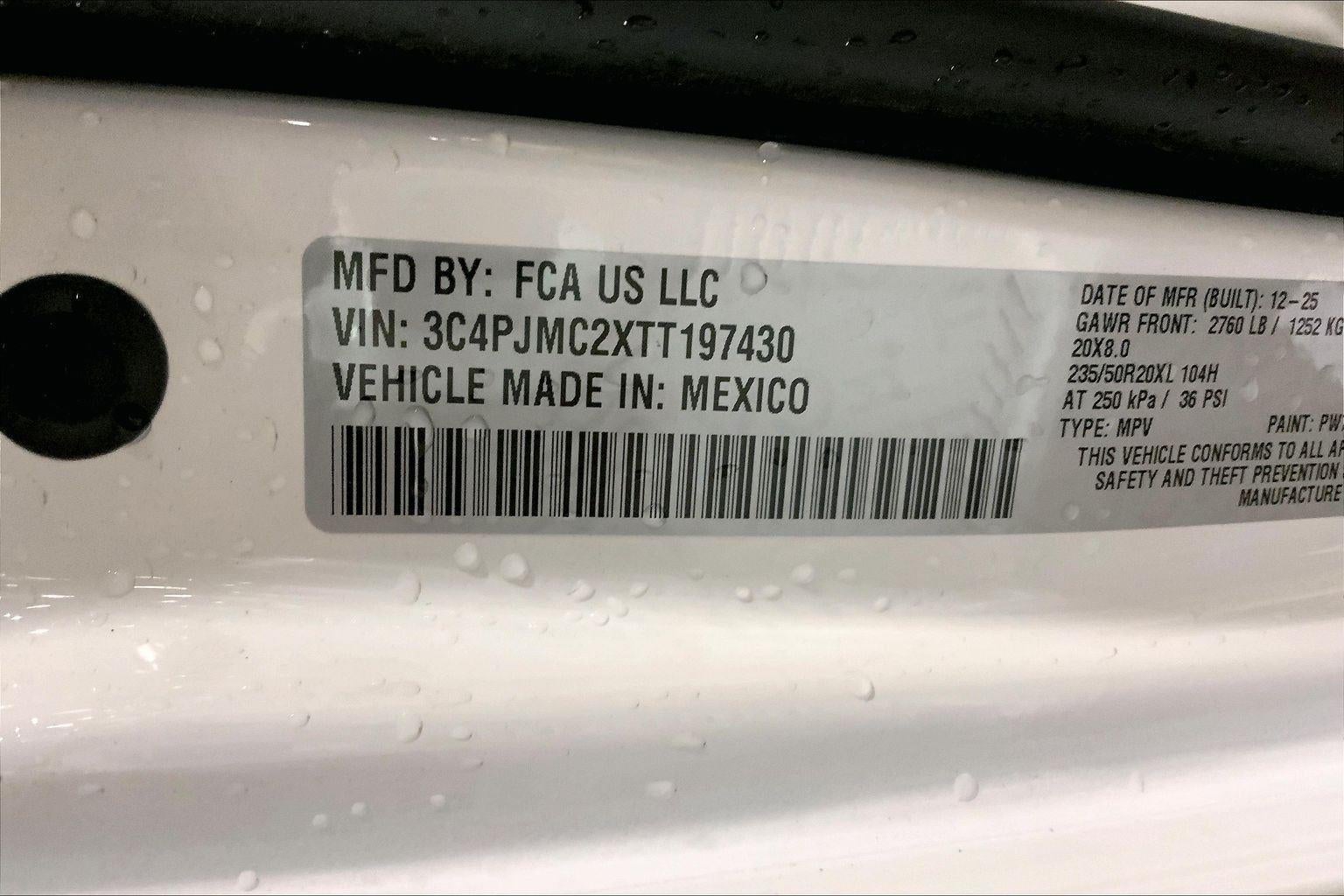 2026 Jeep Cherokee CHEROKEE OVERLAND 4X4