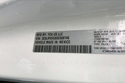 2025 RAM Ram ProMaster RAM PROMASTER 2500 TRADESMAN CARGO VAN HIGH ROOF 159' WB