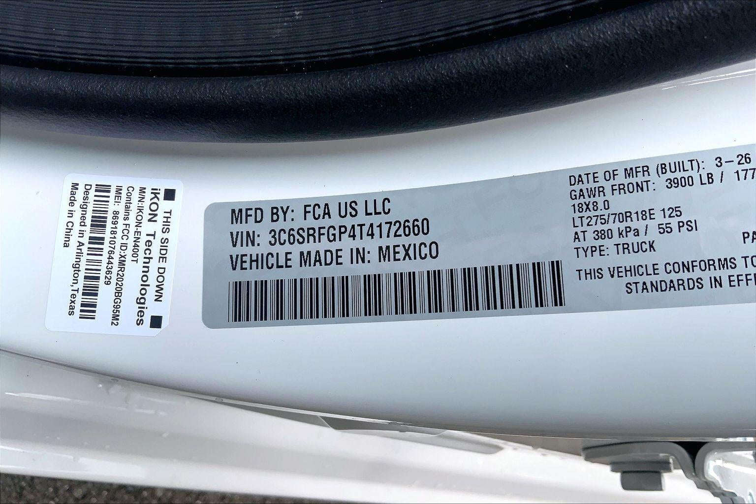 2026 RAM Ram 1500 RAM 1500 WARLOCK CREW CAB 4X4 5'7' BOX