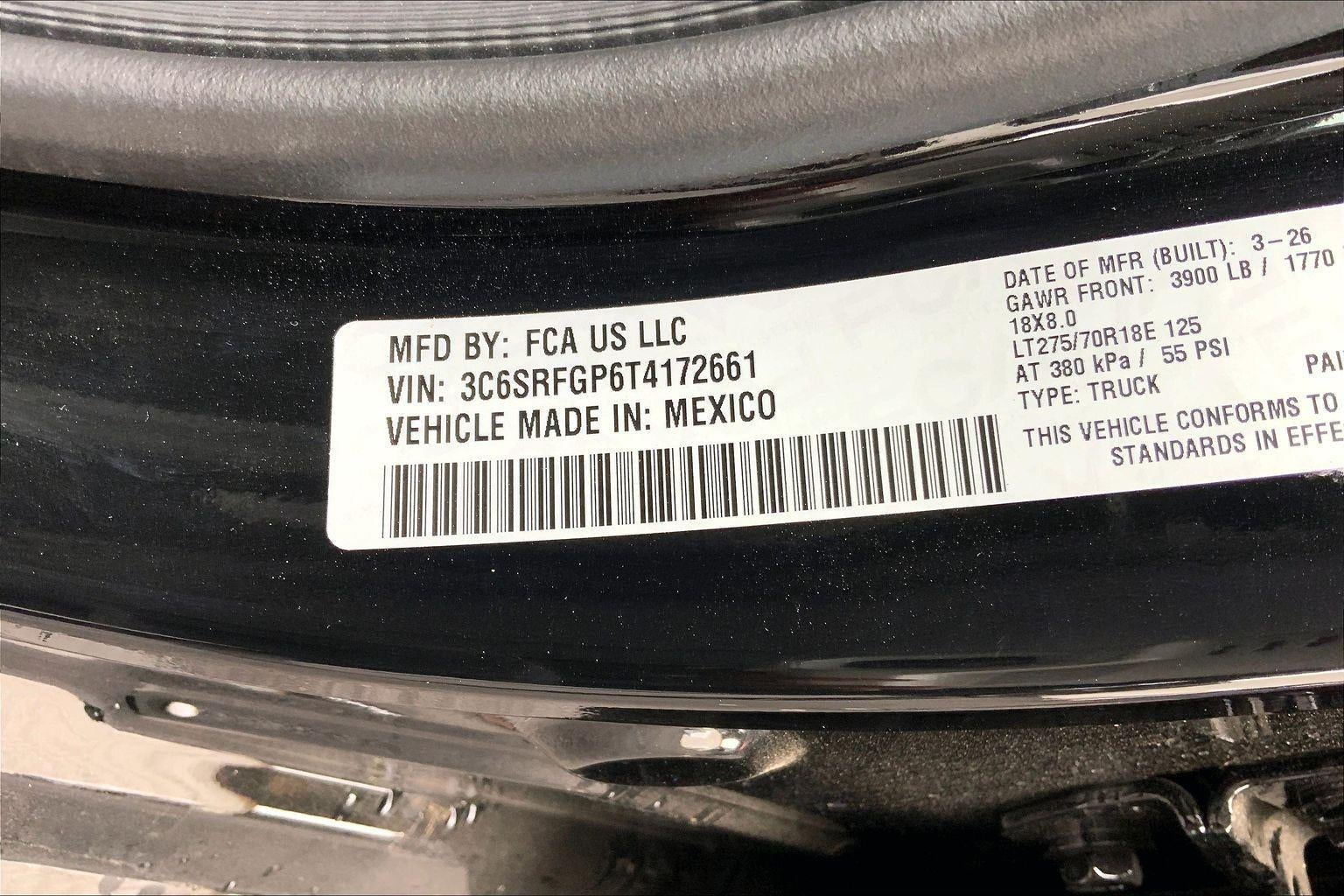 2026 RAM Ram 1500 RAM 1500 WARLOCK CREW CAB 4X4 5'7' BOX